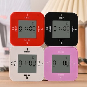 Syh1237 bianco LCD digitale Timer da cucina multifunzione conto alla rovescia promemoria con allarme forte piccolo orologio elettronico in plastica - Product Image 1