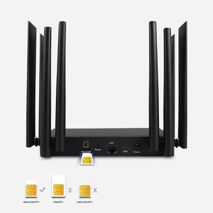 RTS endüstriyel 8 anten siyah Metal kabuk uzatma anten 4G Lte Cpe 4G Wifi yönlendirici Sim kart ağ için Wifi yönlendirici s - Product Image 4