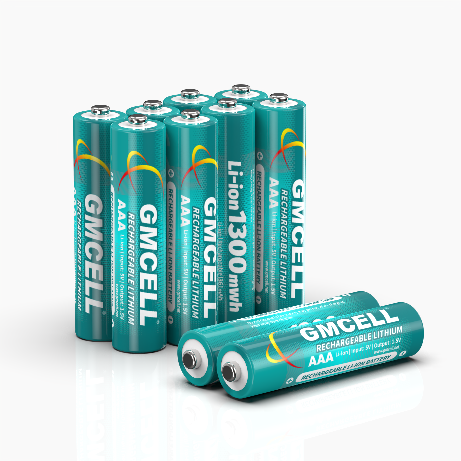 1.5V 1300mWh AAA Lihtum Battery
