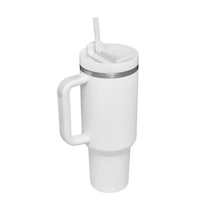 40oz Double-Walled Stainless Steel Travel Tumbler <strong>American</strong> Style Insulated Coffee <strong>Mug</strong> with Handle and BPA Free Lid for Parties