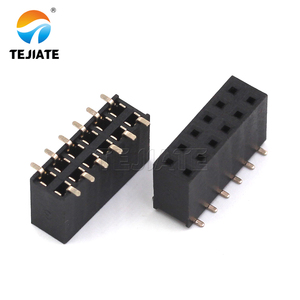 PCB มุมขวาหญิง Pin 2.54 มม.SMD 2x9 ยาว 2x40 2 3 4 5 6 7 8 9 10 12 14 20 40 Pins 15 Pin หญิง Connector - Product Image 4