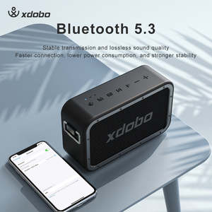 Oradores do xdobo Mini orador oradores audio portáteis internos Subwoofers estéreo exterior retangular impermeável