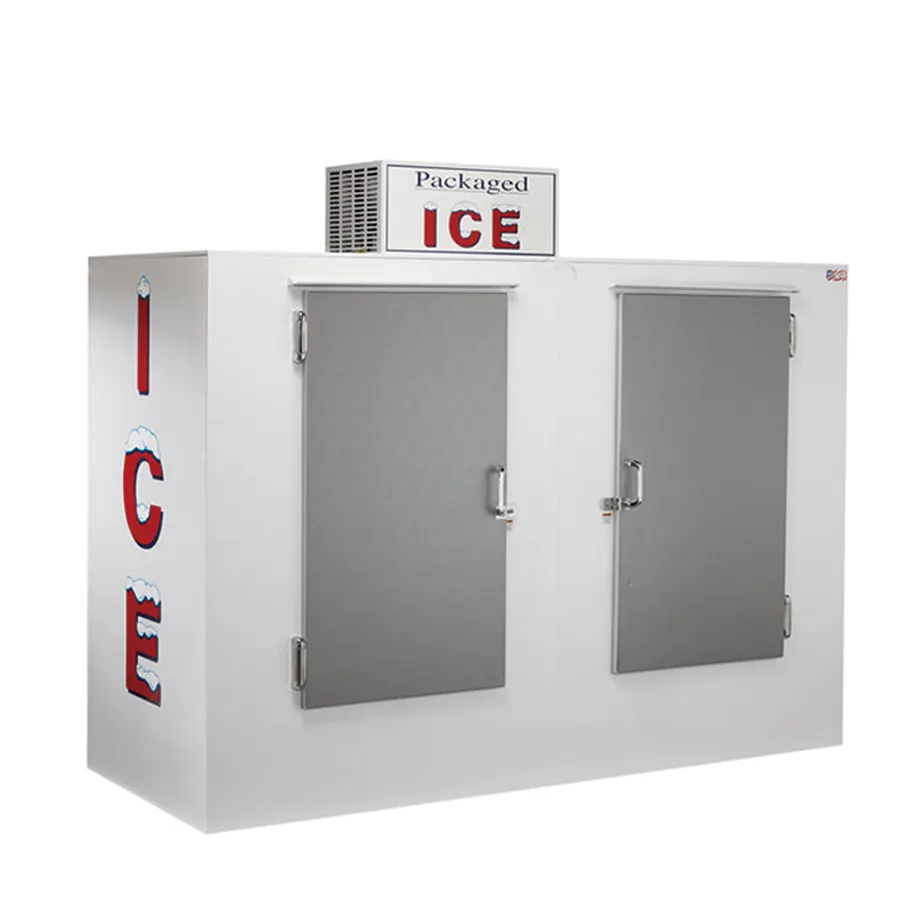 Duas portas mergulhadores de gelo dentro cheio gelo 85 cu. Pés. Congelar de gelo de capacidade
