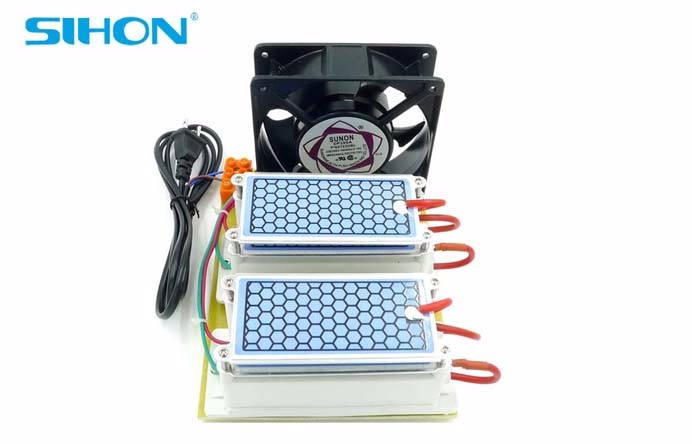 Sihon Integrated 20g/h Ceramic Ozone Plate with Circuit With European Standard Plug Wires 1.5m for Fan Cooling