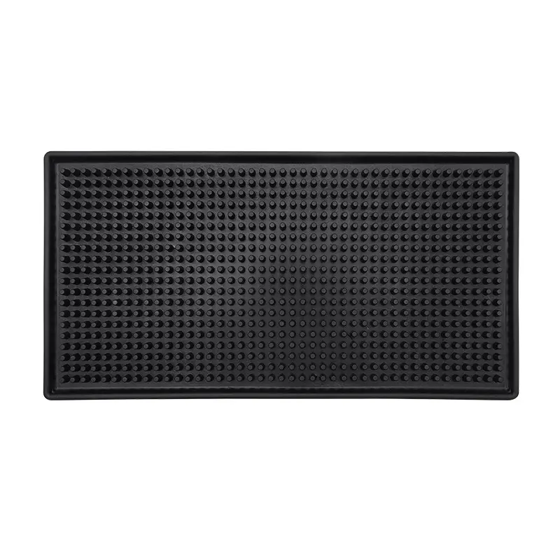 DS2744 Bar Service Spill Mat for Cocktail Bartender Kitchen Countertop PVC Counter Top Cup Mats Glasses Drying Bar Mat