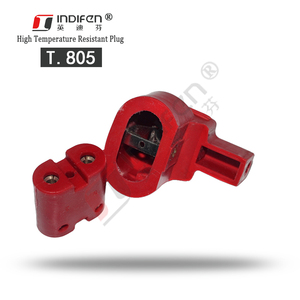 מחבר תקע קרמיקה תעשייתי עם 2 ac שקעים סביב תקע חשמלי מתכת 32a גבוה סטנדרטי סוג שקע <span class=keywords><strong>t</strong></span>.805 תקע