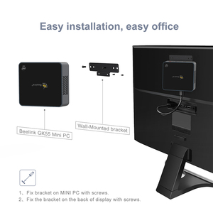 Beelink GK55 4K Mini PC Intel Celeron J4125 <strong>Quad</strong> <strong>Core</strong> DDR4 Win 10 Desktop HD 1000M LAN Dual Wifi <strong>Computer</strong> Mini - Product Image 4