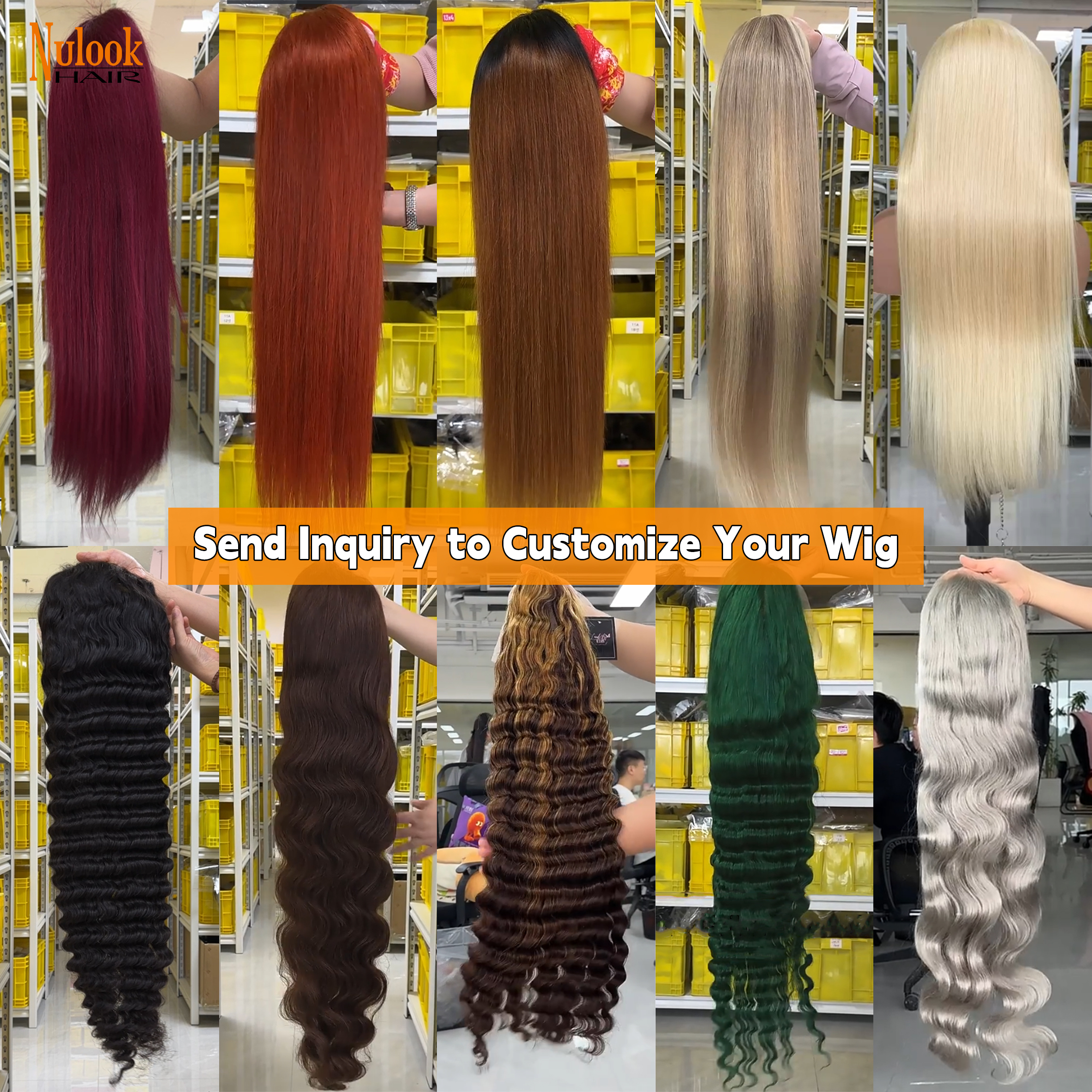 Custom Different Color and Texture Wig