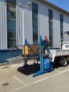 Telaio di sollevamento per il trasporto di pendenza 1 ton 2 tonnellate 3 tonnellate portatile idraulico mobile di carico e scarico piattaforma di sollevamento - Product Image 3