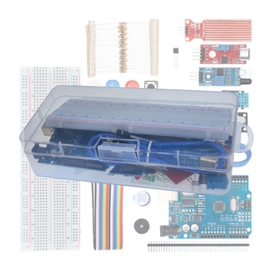Arduin Starter Kit für Uno R3 Bread board Basic Simple Learning Kit Schall wasserstand Feuchtigkeit entfernung Erkennung LED-Steuerung