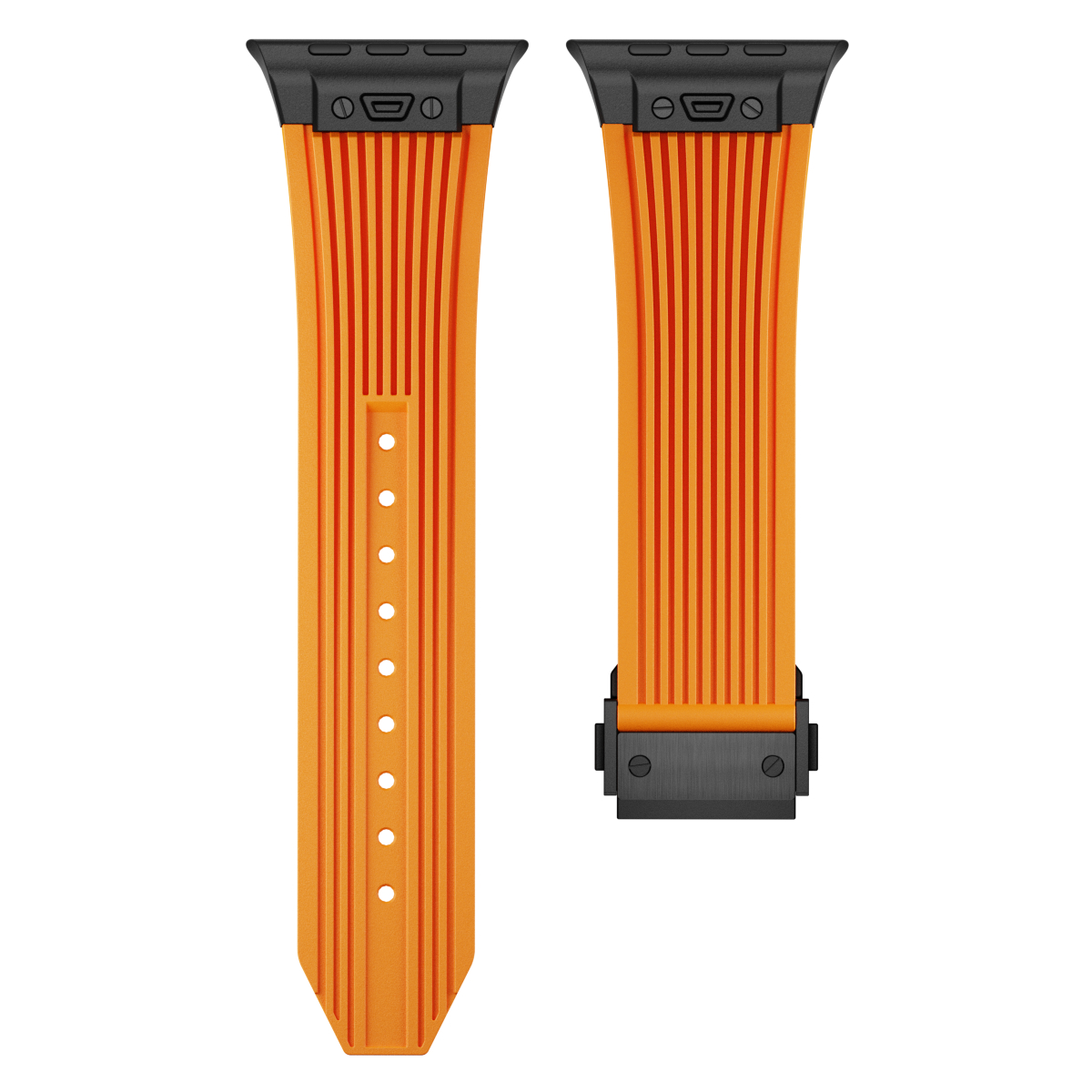 Orange + noir