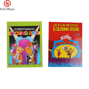1 adet küçük boy çocuk eğlenceli bir sihirli boyama kitabı komedi hileler Close-Up sokak sahne Grimoire Spellbook - Product Image 3