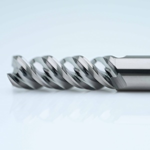 EG30B 50&deg; CNC Router Cutting Bit Tool 8mm Shank High Glossy Polished 3Flute Square Tungsten Carbide Endmill <strong>Cutter</strong> for Aluminum - Product Image 2