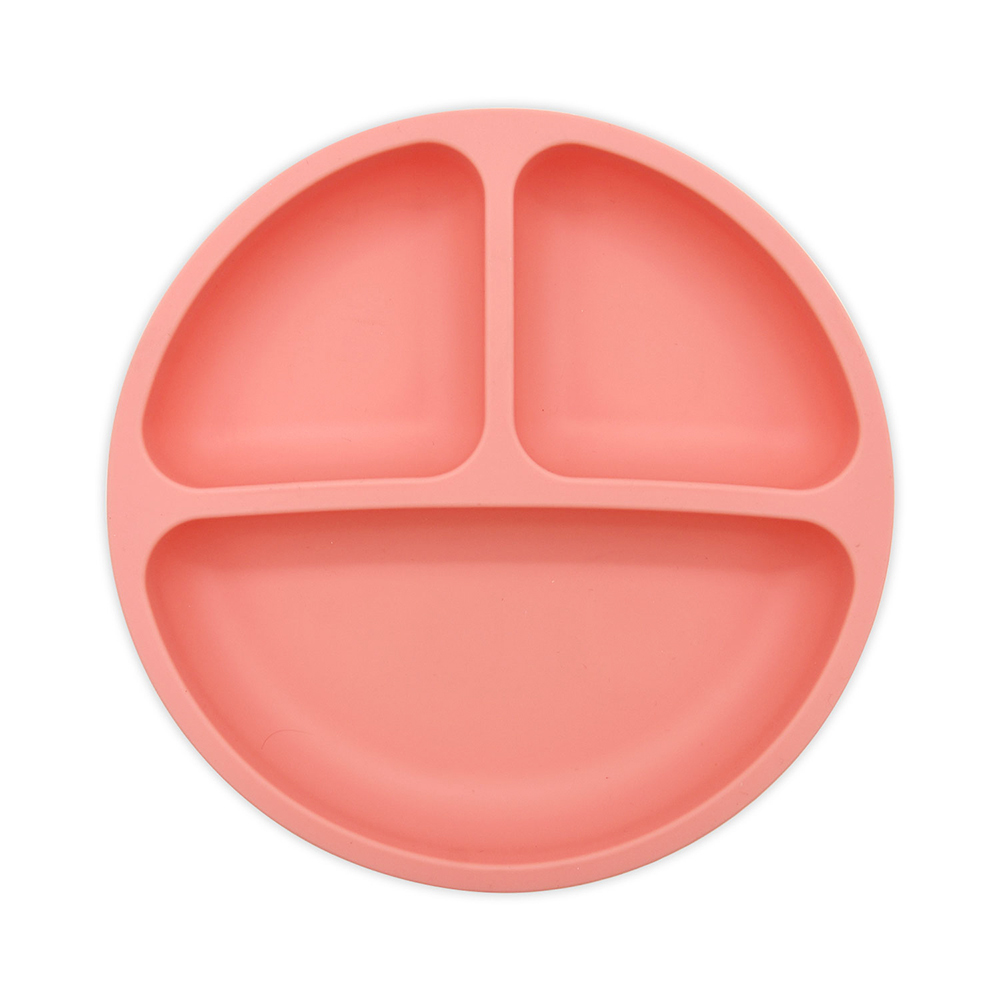 Silicone Suction plate pink