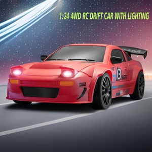 KK <strong>New</strong> 2.4G 4WD High-Speed Drift Racing Car USB Cable Rechargeable Remote Control Toy Vehicle for Kids Fast Racing <strong>Bright</strong> - Product Image 6