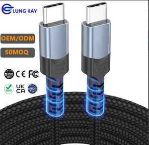 Lung Kay 2M 3M <span class=keywords><strong>USB</strong></span> Loại <span class=keywords><strong>C</strong></span> <span class=keywords><strong>C</strong></span>áp 100W 5A Bện Bền Nhanh Chóng Sạ<span class=keywords><strong>c</strong></span> 2.0 <span class=keywords><strong>USB</strong></span> <span class=keywords><strong>C</strong></span> Để <span class=keywords><strong>USB</strong></span> <span class=keywords><strong>C</strong></span> <span class=keywords><strong>C</strong></span>áp <span class=keywords><strong>USB</strong></span> Phí Dây Cho Macbook - Product Image 1