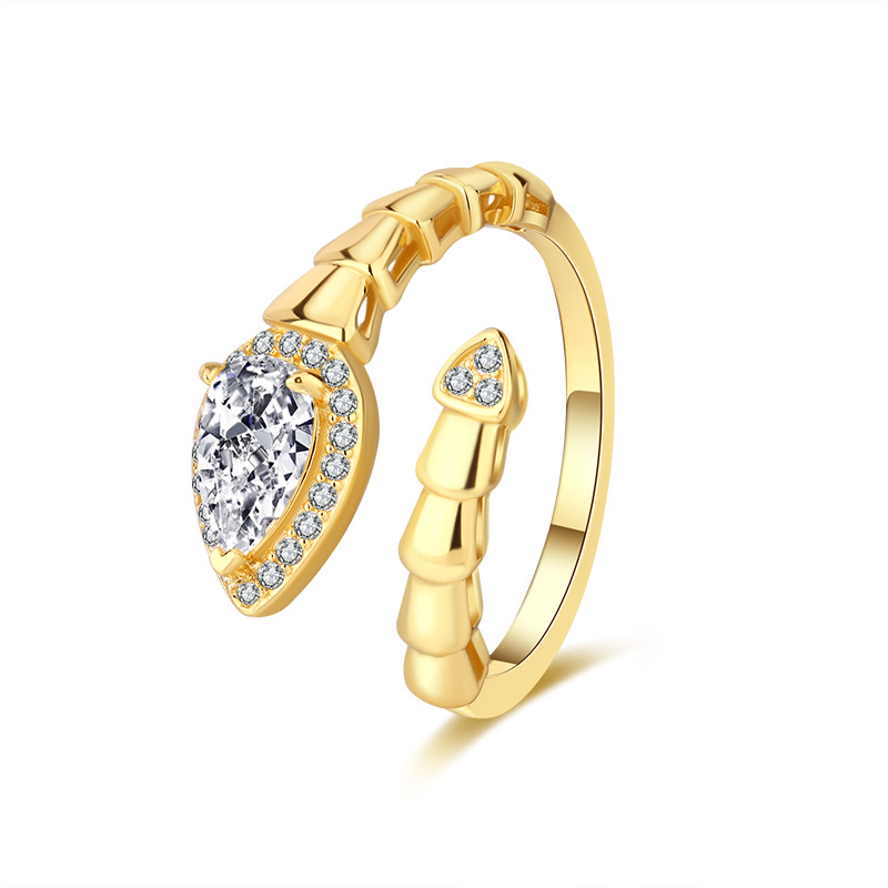 Moissanite 1ct+GRA Certificate-Gold