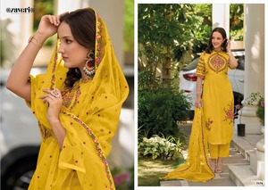 新款时尚设计设计师kurtis裤，带Dupatta，适用于户外和休闲服，出口价格优惠 - Product Image 2