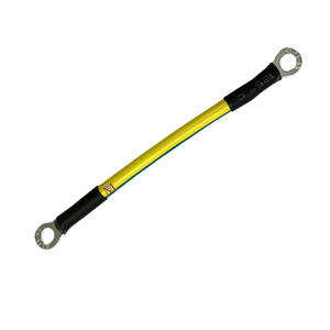 Enerji depolama terminali tel 8awg silikon kıvrımlı dairesel tel Rnb8-6 çift kafa sarı not yeşil topraklama kablosu - Product Image 1