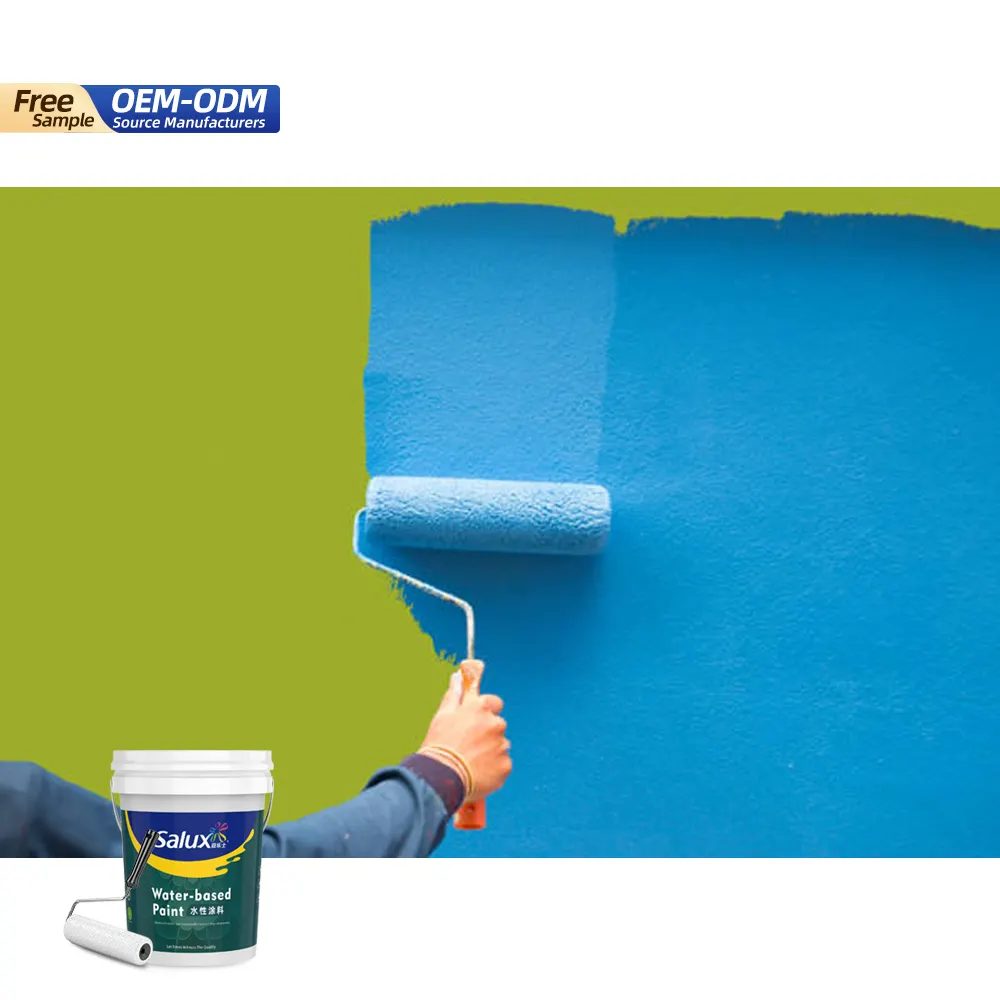 Revestimiento de pared exterior interior pintura de látex de Protección Ambiental de pared interior