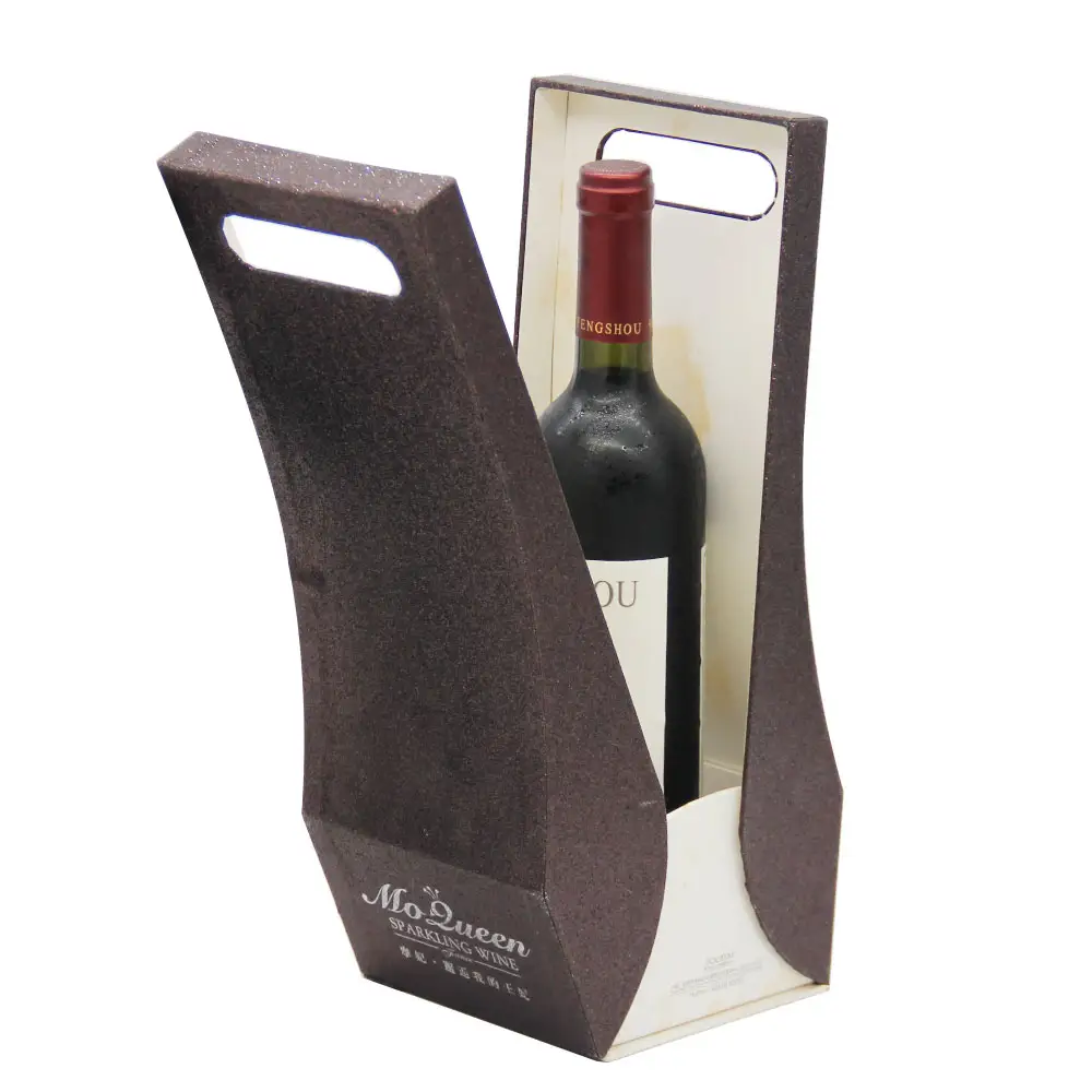 Caixa de vinho personalizada de luxo, embalagem personalizada de vinho com impressão de cartão, caixa de embalagem magnética, logos personalizados para óculos de vinho