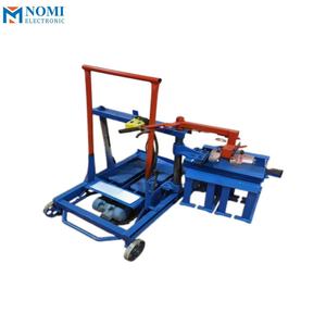 Máquina de ladrillo de pavimentación móvil de nuevo diseño, precio de ladrillos de enclavamiento, máquina de fabricación de bloques huecos para procesamiento de arena - Product Image 1