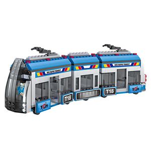 COGO 545 Chiếc Xe Buýt Nhanh BRT Xe Buýt Thành Phố Mới Chất Lượng Cao Đồ Chơi Khối Xây Dựng Giáo Dục Khai Sáng - Product Image 2