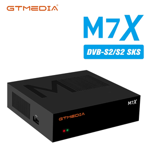 工場GTMEDIAM7X衛星放送受信機DVB-S2 lKS & SKSセットトップボックスIPTV HEVC 2.4G WIFI TVボックスデコーダー