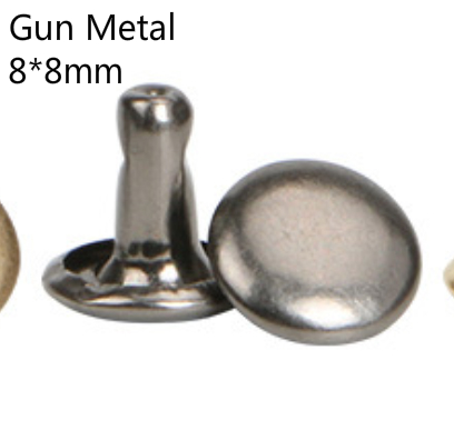 Gun Metal 8*8mm