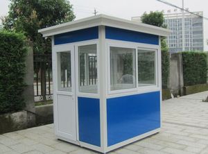 Beveiligingspost Sentry Box, EPS sandwichpaneel, eenvoudige installatie en demontage, tijdelijk controlepunt voor bouwplaatsen. - Product Image 2