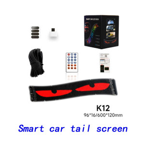 K12LED Car Sign Programmable <strong>LED</strong> <strong>Matrix</strong> Panel Flexible Screen <strong>Display</strong> <strong>Message</strong> Scrolling Sign APP <strong>Control</strong> for Cars Shop Bar Party - Product Image 2