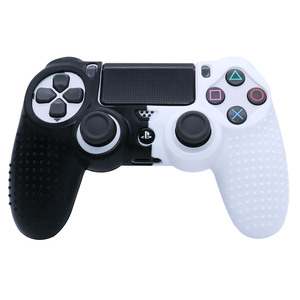 Gamepad custodia protettiva in gomma siliconica bicolore per Playstation 4 PS4 Slim Pro Game Controller Skin Cover - Product Image 2
