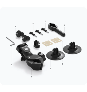 オートバイバンドルユニバーサルパワフルクランプフレキシブル接着マウントInsta360 X2 X3 ONE X X2 X3 ONE R RS - Product Image 3