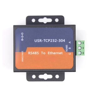 Módulo convertidor de servidor Ethernet serial RS485 a TCP/IP con página web integrada compatible con DHCP/DNS, 1 unidad