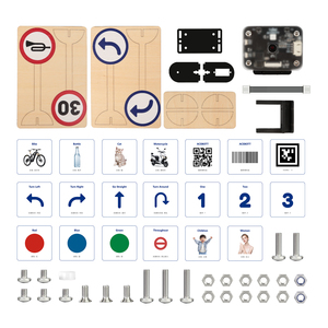 4WD ESP32 akıllı Robot araç kiti AI görüş çip (K210) engel kaçınma takip kök programlama eğitim Arduino için