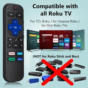TCL Roku/Hisense Roku/Onn用Roku TVに互換性のある交換用リモコン (Rokuスティックボックスおよびプレーヤー用ではありません) - Product Image 2