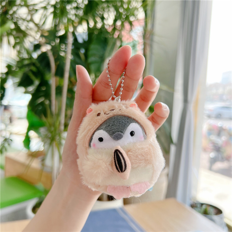 Penguin seed necklace ordinary hanging chain