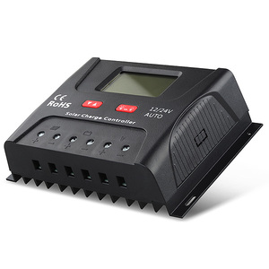 Alta potencia 10a/20a/30a/40a/50a/60a/80a PWM controlador Charr Solar 12V/24V/48V batería de plomo-ácido de litio tipo MPPT sistema Solar - Product Image 2