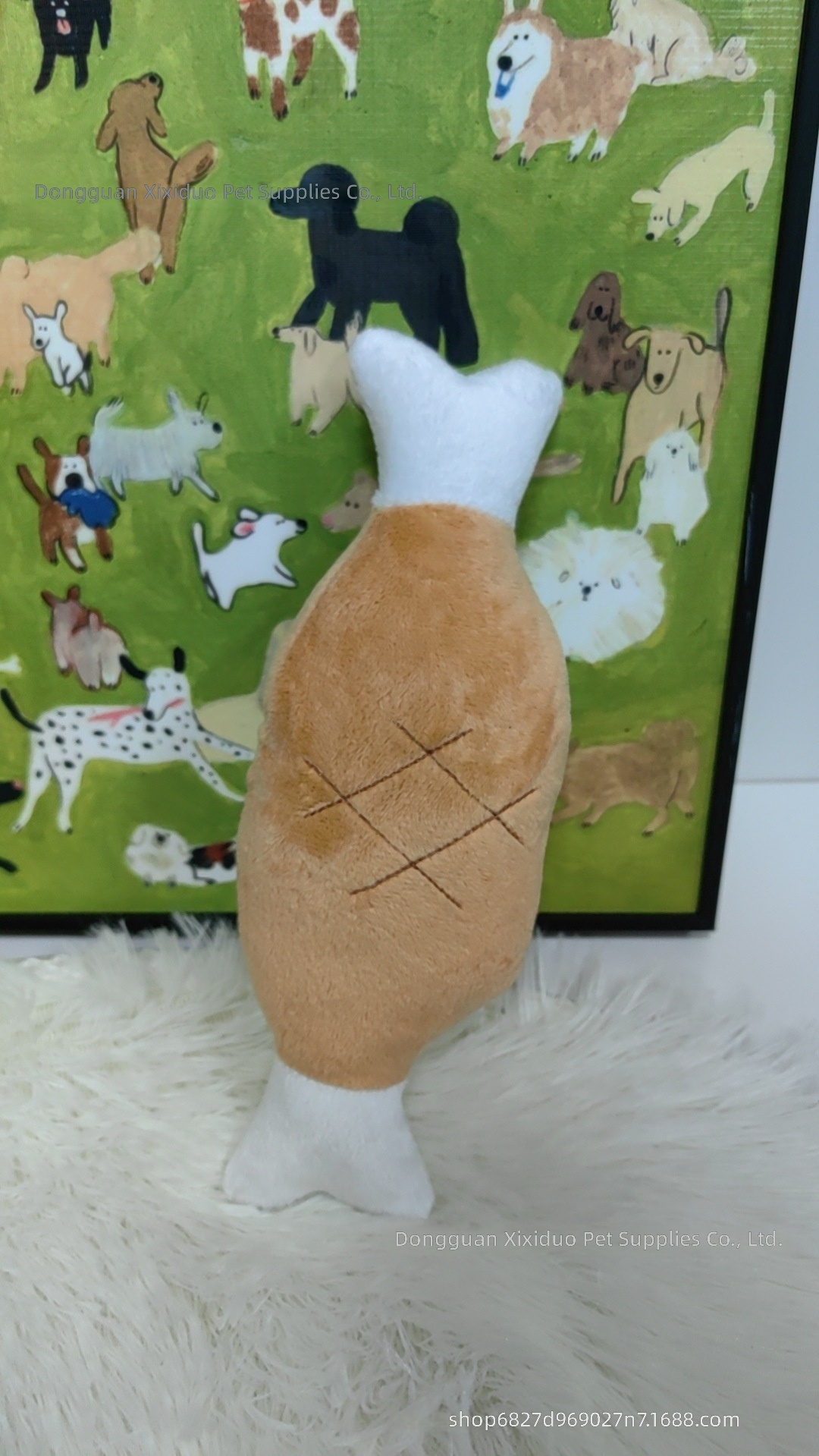 Muslos de pollo de doble sección