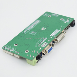 La placa controladora LCD universal LVDS de Jozitech, la versión V1.0, es compatible con entradas DVI VGA de hasta 1920x1200, es de 1/2" - Product Image 5