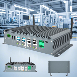 N100 J6412 J4125 J1900 Großhandel Günstige Fanless Industrial Embedded Mini-PC Mini-Computer-Fenster Android Linux 4G Wifi RS485 - Product Image 2