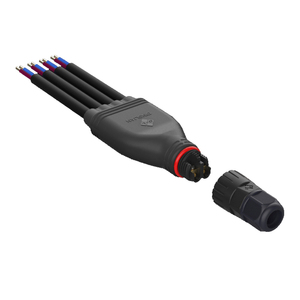 Customized Y Type Screw Waterproof <strong>Connectors</strong> Assembled 1 <strong>Input</strong> 2-6 <strong>Output</strong> with Molding for Cable Wires - Product Image 1