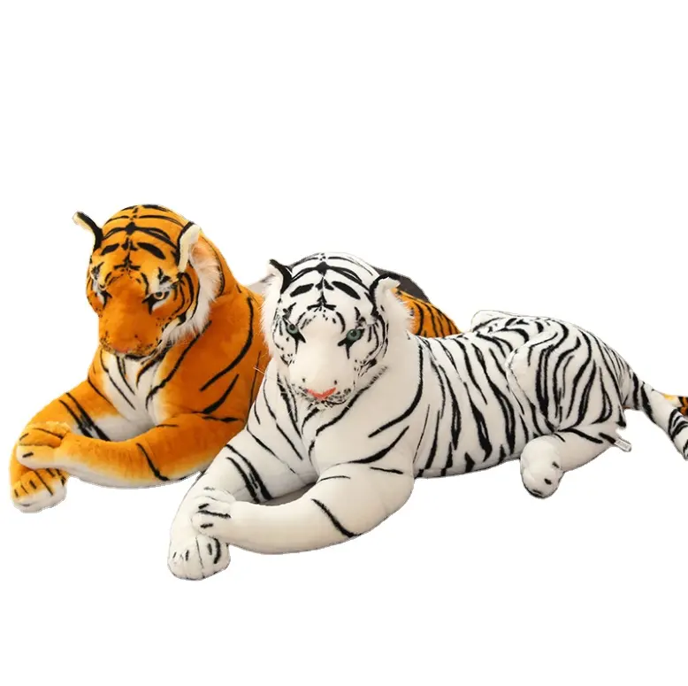 Atacado Pelúcia Tigre Gigante Brinquedos De Pelúcia Animais Realistas Tiger Plush Toy Crianças Menino Presente de Aniversário Home Decor