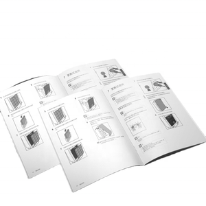 定制黑白印刷折叠纸小册子迷你指导书用户手册，彩色印刷 - Product Image 3