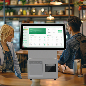 15.6 "Màn hình cảm ứng AIO POS thiết bị đầu cuối máy <span class=keywords><strong>Android</strong></span> hệ thống tiền mặt Đăng Ký Với Máy quét máy in đầu đọc mã vạch cho bán lẻ thanh toán - Product Image 1