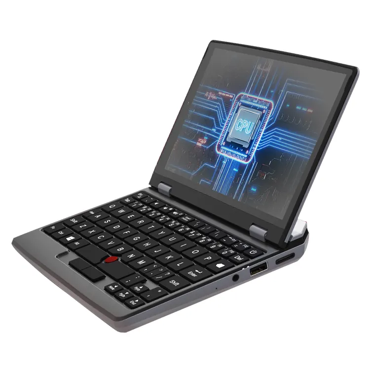 Penjualan terlaris 2022 Notebook PC 7 inci layar sentuh portabel Mini Win 10 Intel Core Celeron J4105 Laptop untuk pembelajaran pendidikan