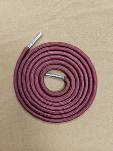 Sudadera con capucha de poliéster recubierta personalizada, cordones de cordón elásticos redondos para ropa, pantalones, ropa personalizada para bolsos, zapatos