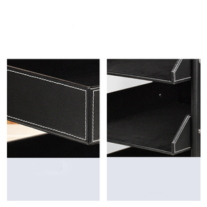 Office Three-tier Desktop <strong>File</strong> Rack Multi-tier Data Box Folder Storage Box Basket <strong>File</strong> Shelf - Product Image 4