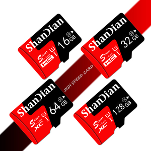 SHAN DIAN SD/TF Smart Mini-Karte SD-Flash-Laufwerk Speicher karte 128GB 64GB 32GB 32GB 16GB 8GB SD-Speicher karte für Telefon und PC