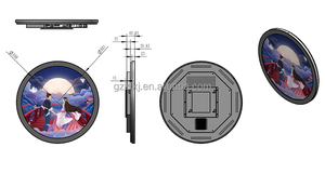 23.6英寸圆形显示器兼容-HDMI输入数字标牌触摸屏圆形显示器 - Product Image 2